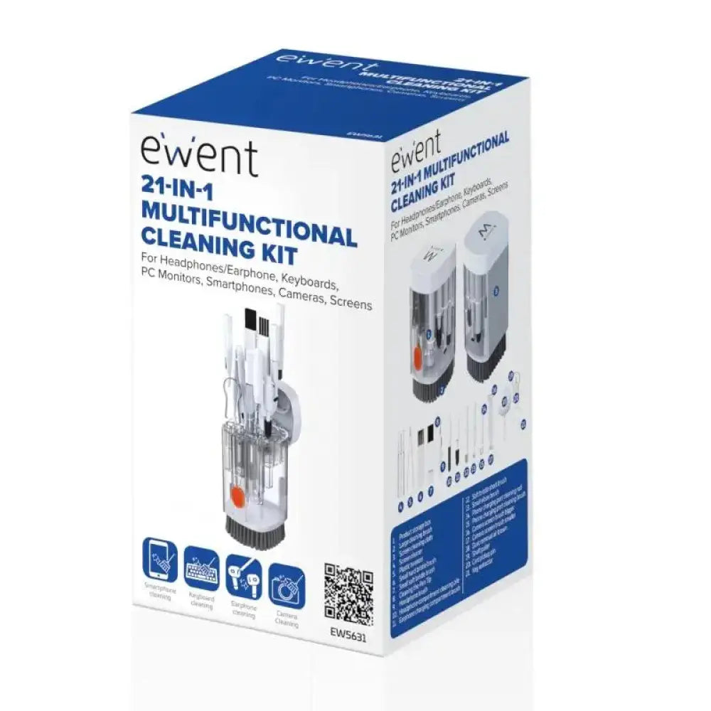 EWENT Kit de limpieza Multifuncional 21 en 1 - detalle