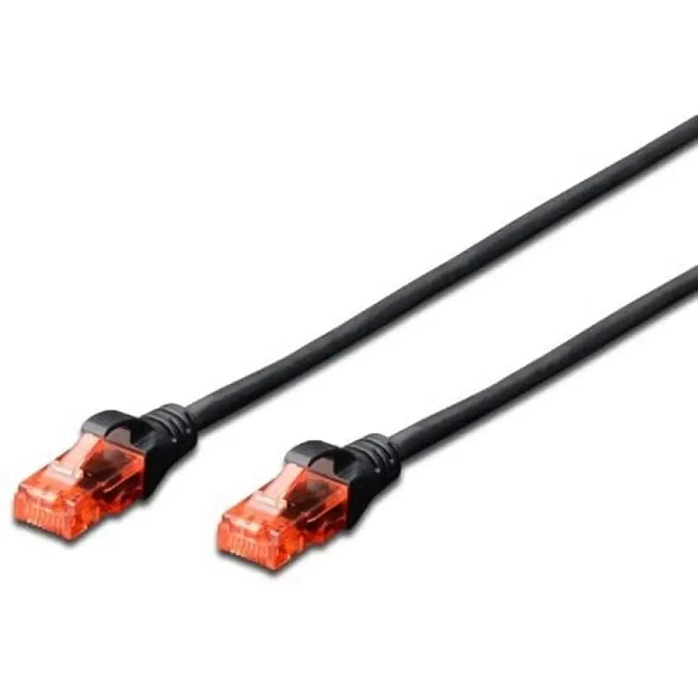 Latiguillo Ewent categoría 6U UTP de 0,5 m para conexiones de red, con conectores RJ45, en color gris.