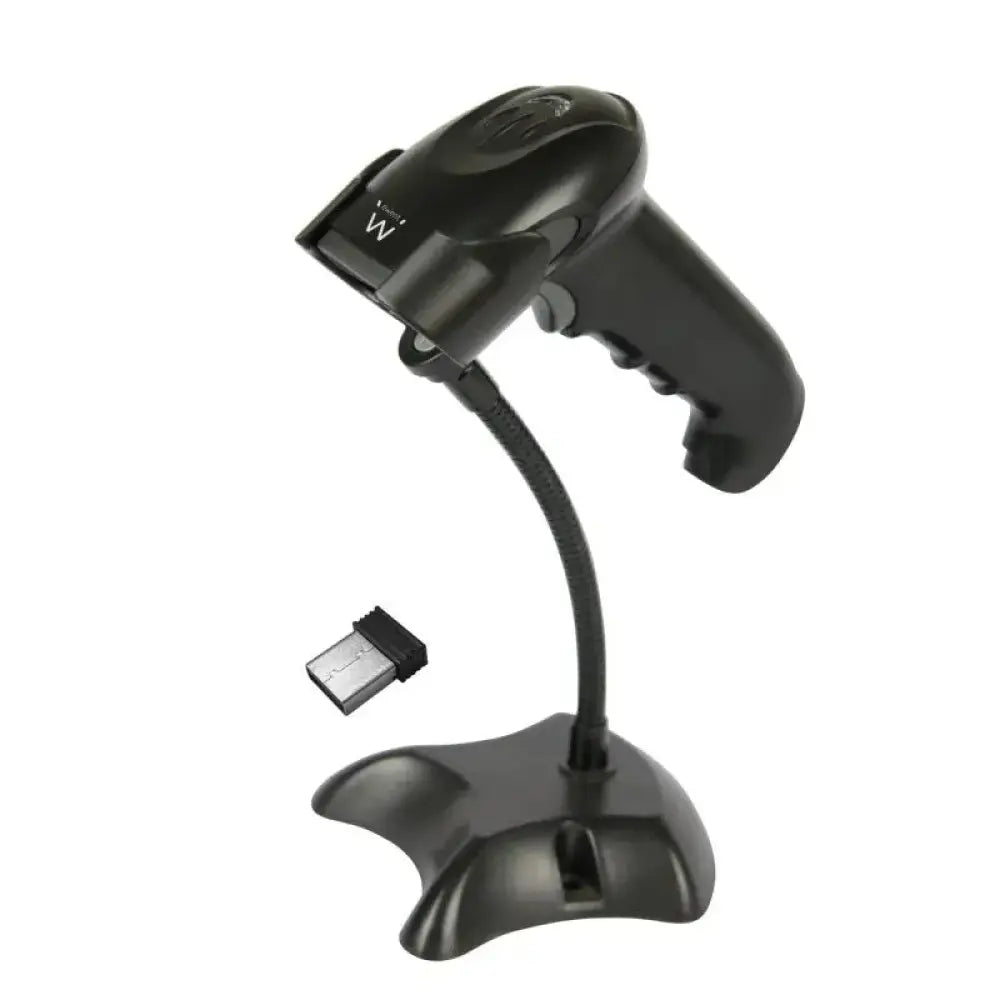 Lector de códigos de barras EWENT EW3431, dispositivo compacto y portátil para escanear códigos en tiendas y almacenes.