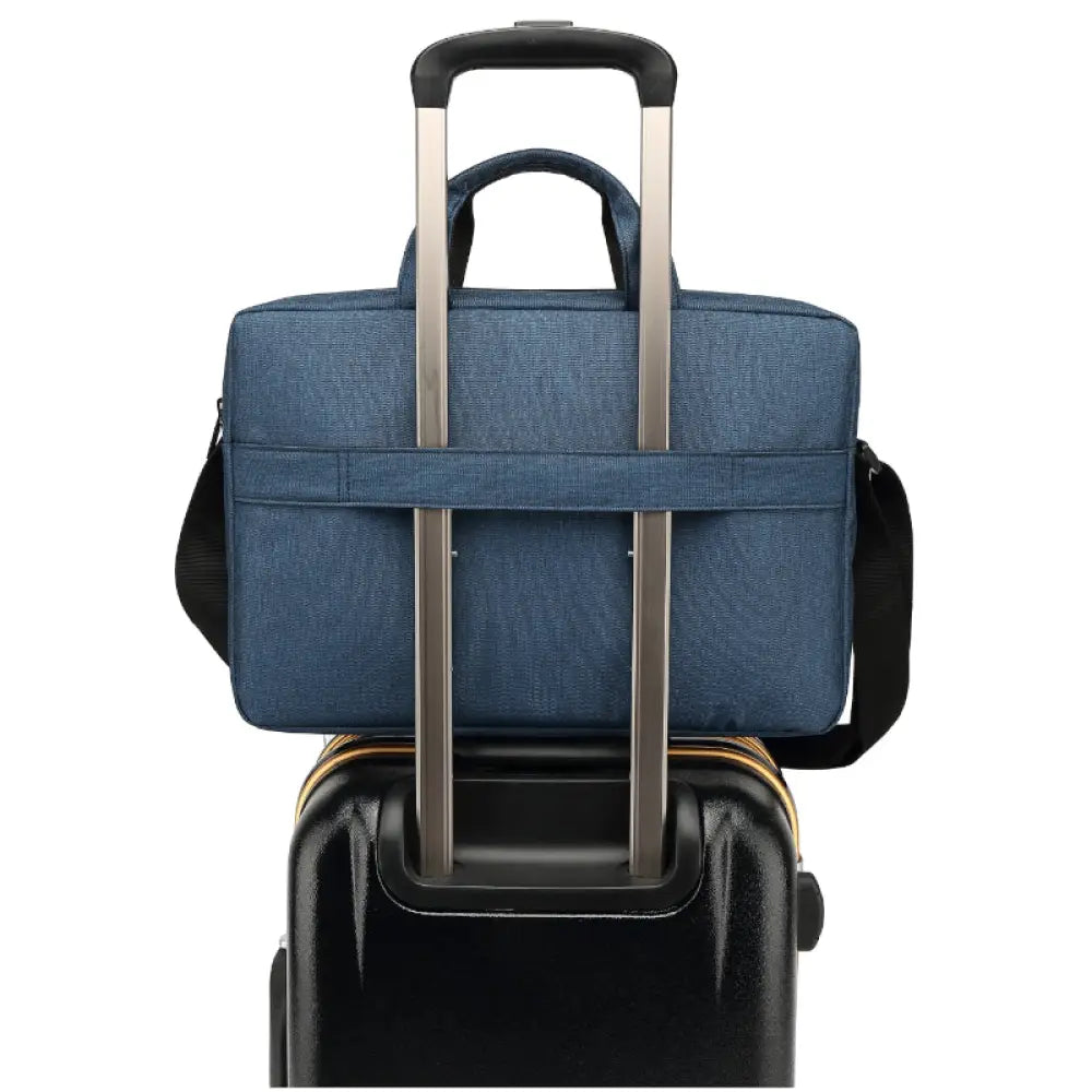 Maletín de portátil EWENT para 15.6 pulgadas en color azul, bolsa de transporte resistente y ligera para laptops.