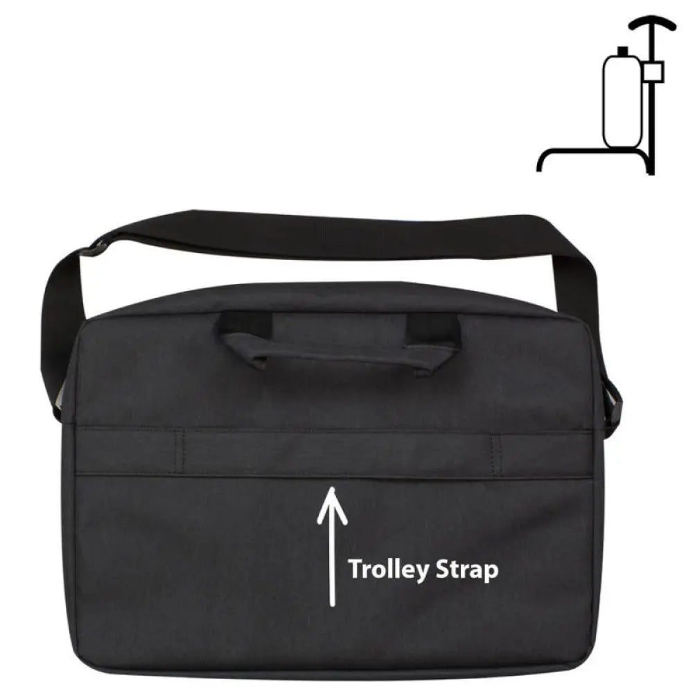 Maletín de portátil EWENT negro para 15.6 pulgadas, bolsa de transporte con compartimentos y asa resistente.