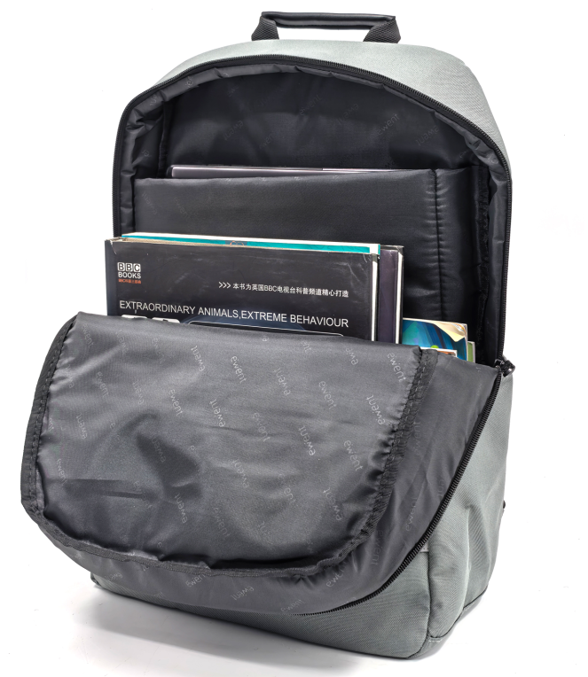 EWENT MOCHILA 16.1 URBAN BUSSINES GRIS MATERIAL RECICLADO RPET - detalle