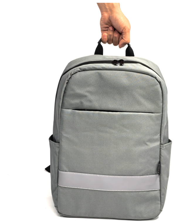EWENT MOCHILA 16.1 URBAN BUSSINES GRIS MATERIAL RECICLADO RPET - detalle