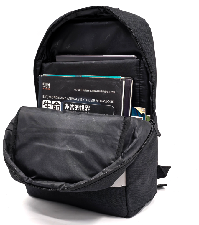 EWENT MOCHILA 16.1 URBAN BUSSINES NEGRO MATERIA RECICLADO RPET - detalle