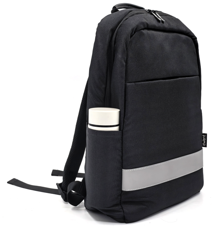 EWENT MOCHILA 16.1 URBAN BUSSINES NEGRO MATERIA RECICLADO RPET - detalle