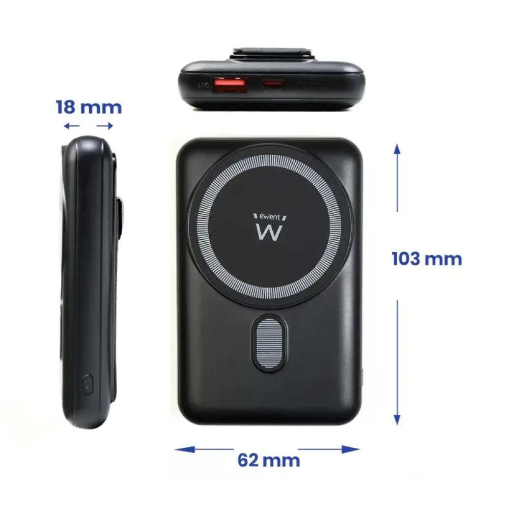 EWENT POWERBANK 10000mAh MagSafe PD 22,5W - detalle