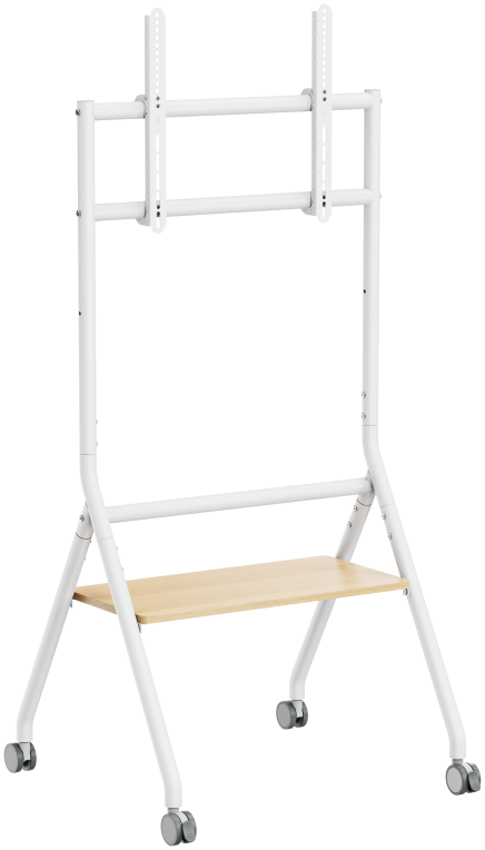 EWENT SOPORTE DE SUELO PARA TV DE 37 A 86 ALTURA AJUSTABLE, BLANC