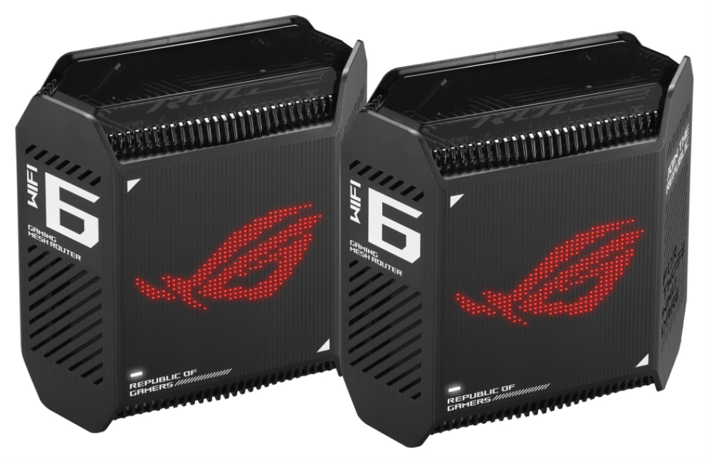 EXTENSOR ASUS ROG RAPTURE GT6 ROUTER WIFI MESH AX10000 TRI-BANDA MU-MIMO BL P-2U - detalle