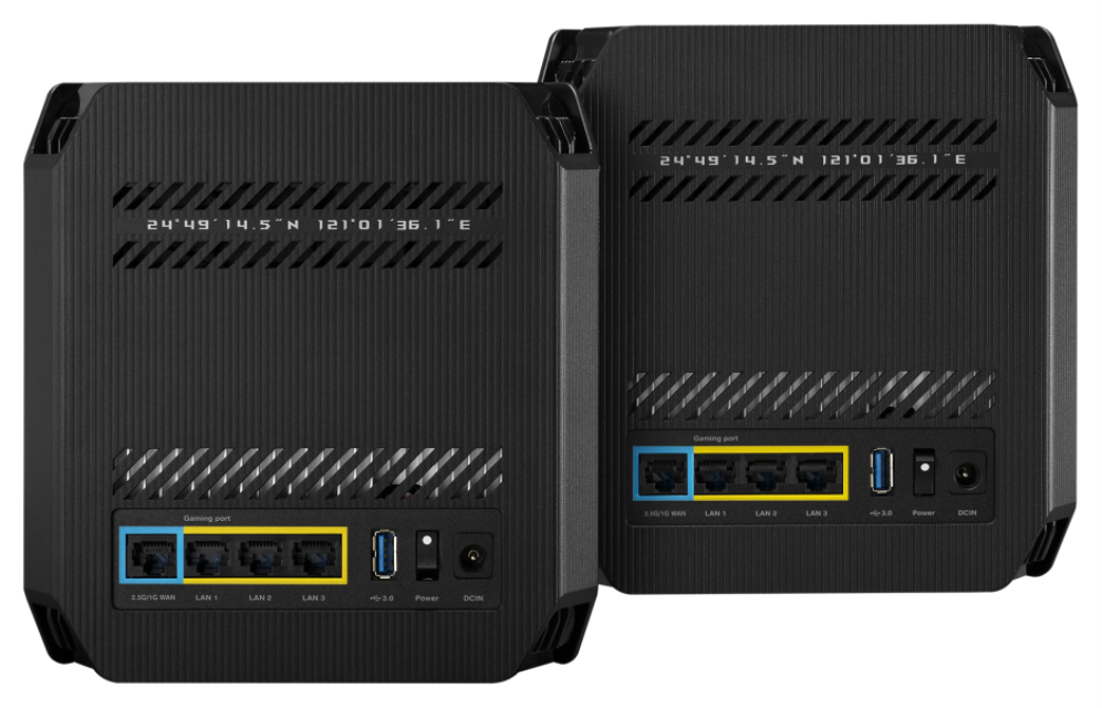 EXTENSOR ASUS ROG RAPTURE GT6 ROUTER WIFI MESH AX10000 TRI-BANDA MU-MIMO BL P-2U - detalle