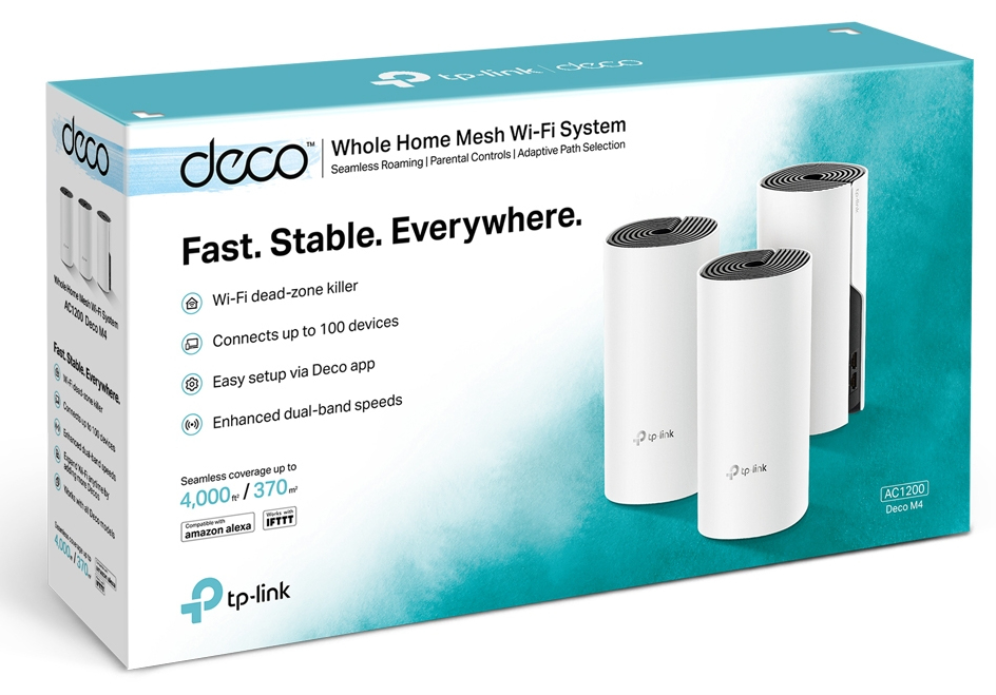 EXTENSOR COBERTURA TP-LINK AC1200 HOME MESH WIFI SYSTEM 3-PACK - detalle