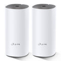 TP-Link Deco E4 (2-pack) Doble banda (2.4 GHz / 5 GHz) Wi-Fi 5 (802.11ac) Blanco. Gris Interno