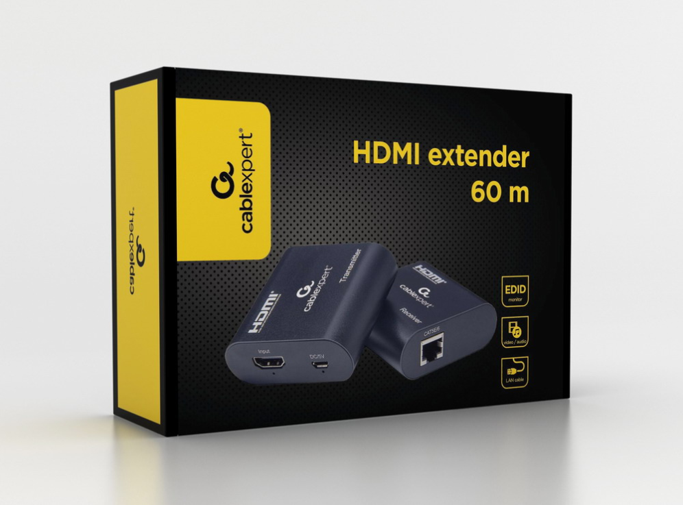 EXTENSOR HDMI GEMBIRD, 60M - detalle