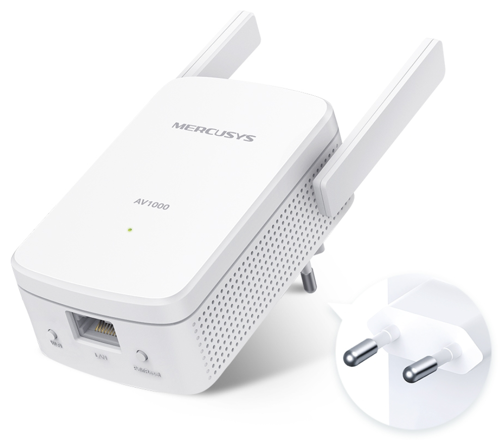 EXTENSOR MERCUSYS AC1000 GIGABIT AV2 2 UDS - detalle