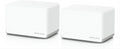 Mercusys HALO H70X (2-PACK) Doble banda (2.4 GHz / 5 GHz) Wi-Fi 6 (802.11ax) Blanco 3 Interno