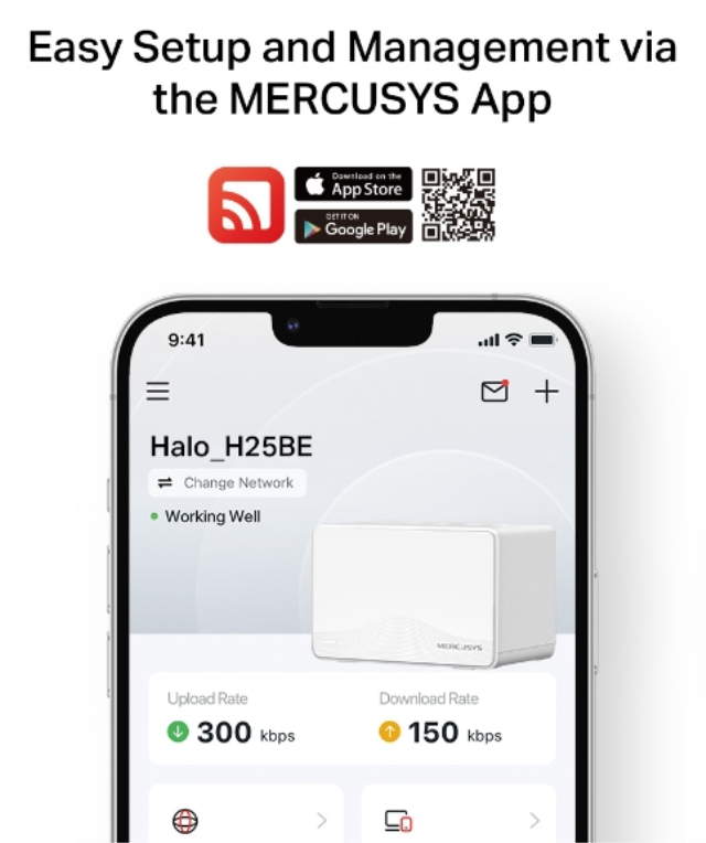 EXTENSOR MERCUSYS BE3600 WHOLE HOME MESH WI-FI 7 SYSTEM - detalle