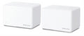 Mercusys Halo H80X (2-pack) Doble banda (2.4 GHz / 5 GHz) Wi-Fi 6 (802.11ax) Blanco 3 Interno