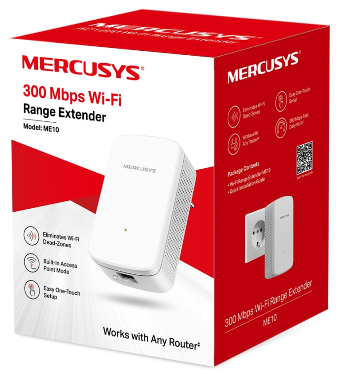 EXTENSOR MERCUSYS ME10 N300 - detalle