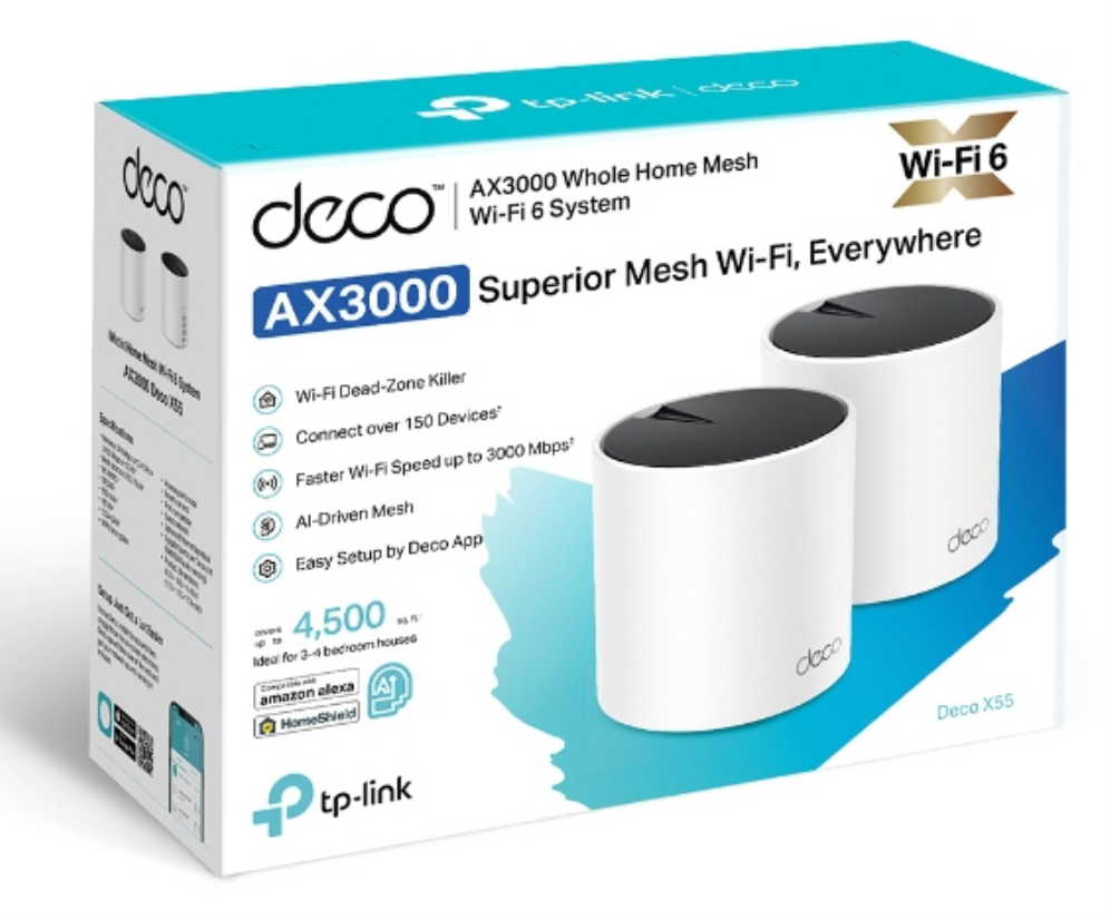 EXTENSOR TP-LINK AX3000 TRI-BAND WIFI 6E ROUTER - detalle