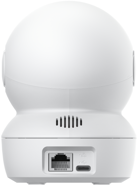 EZVIZ CAMARA WIFI INTERIOR H6C 2K 3MP 360º VISION NOCTURNA BLANCO - detalle