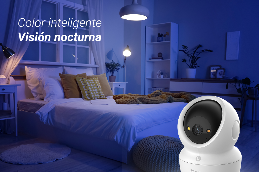 EZVIZ CAMARA WIFI INTERIOR H6C G1 3K PANORAMICA/INCLINACION - detalle