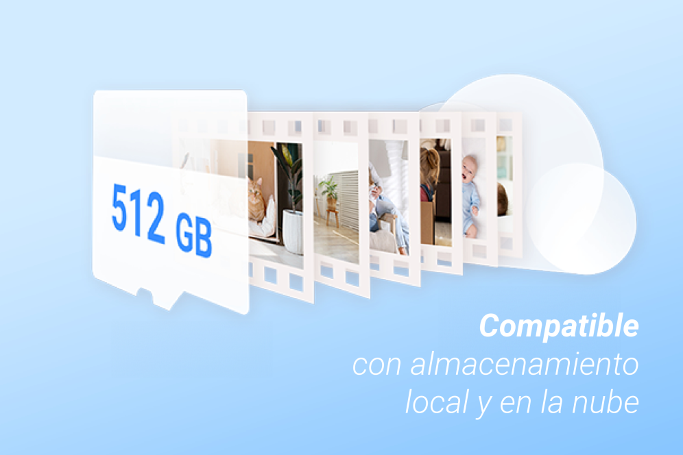 EZVIZ CAMARA WIFI INTERIOR H6C G1 4K PANORAMICA/INCLINACION - detalle