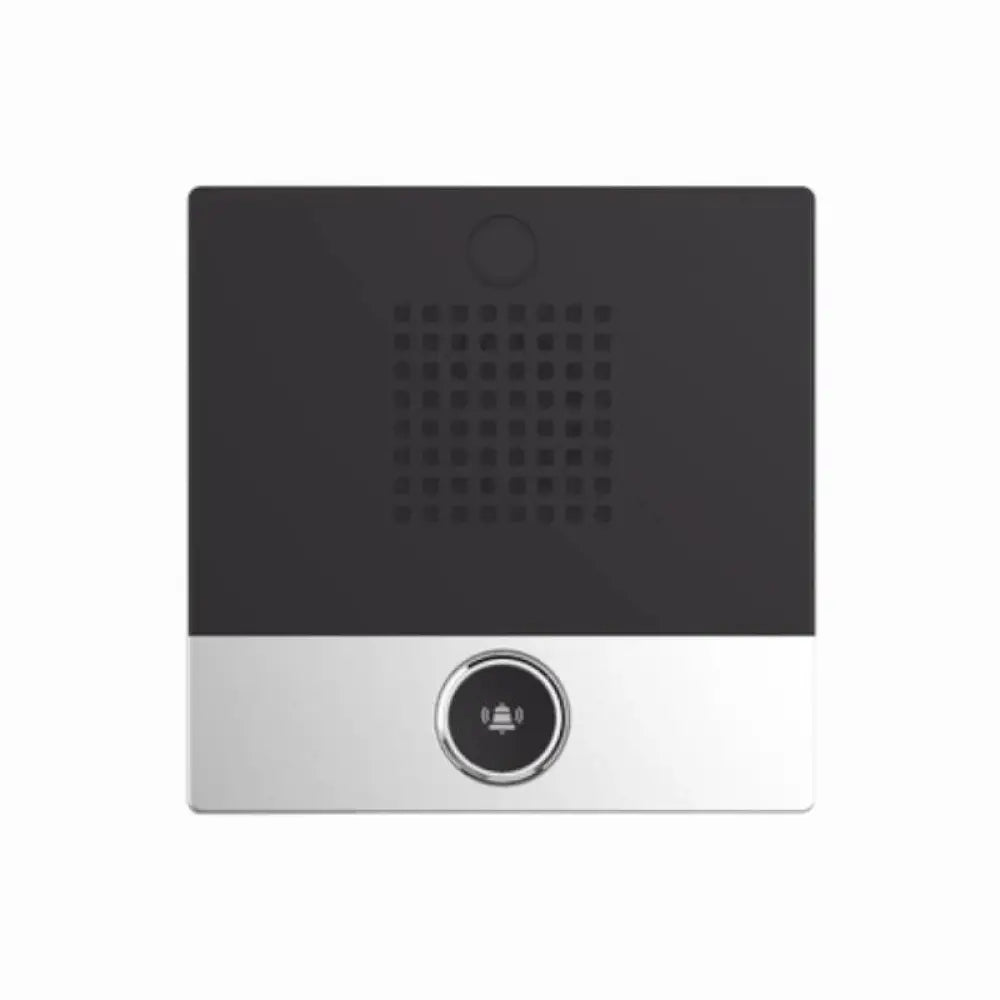 Intercomunicador SIP Fanvil i10S mini con un botón, videoportero compacto y elegante para comunicación en sistemas de seguridad.