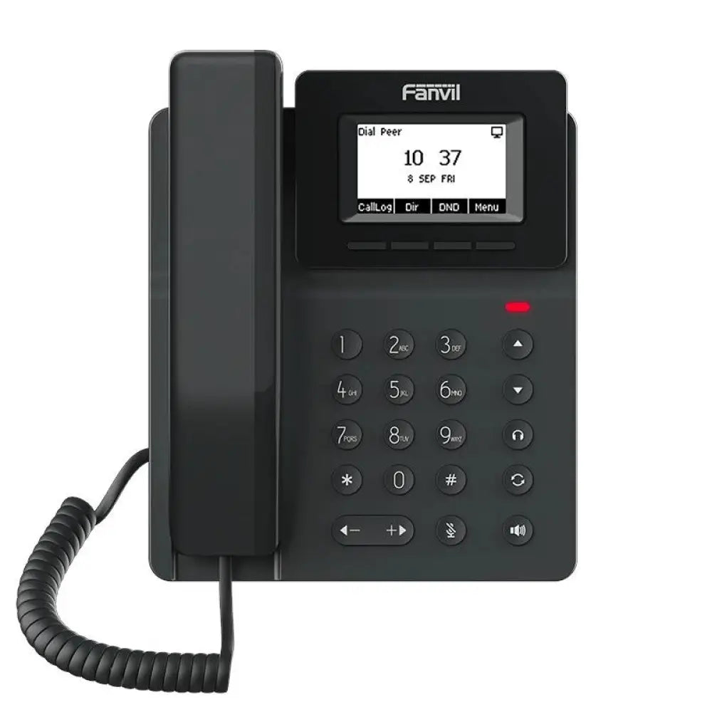 Fanvil V50G 2 líneas SIP 2.3"pantalla PoE 2xGbE