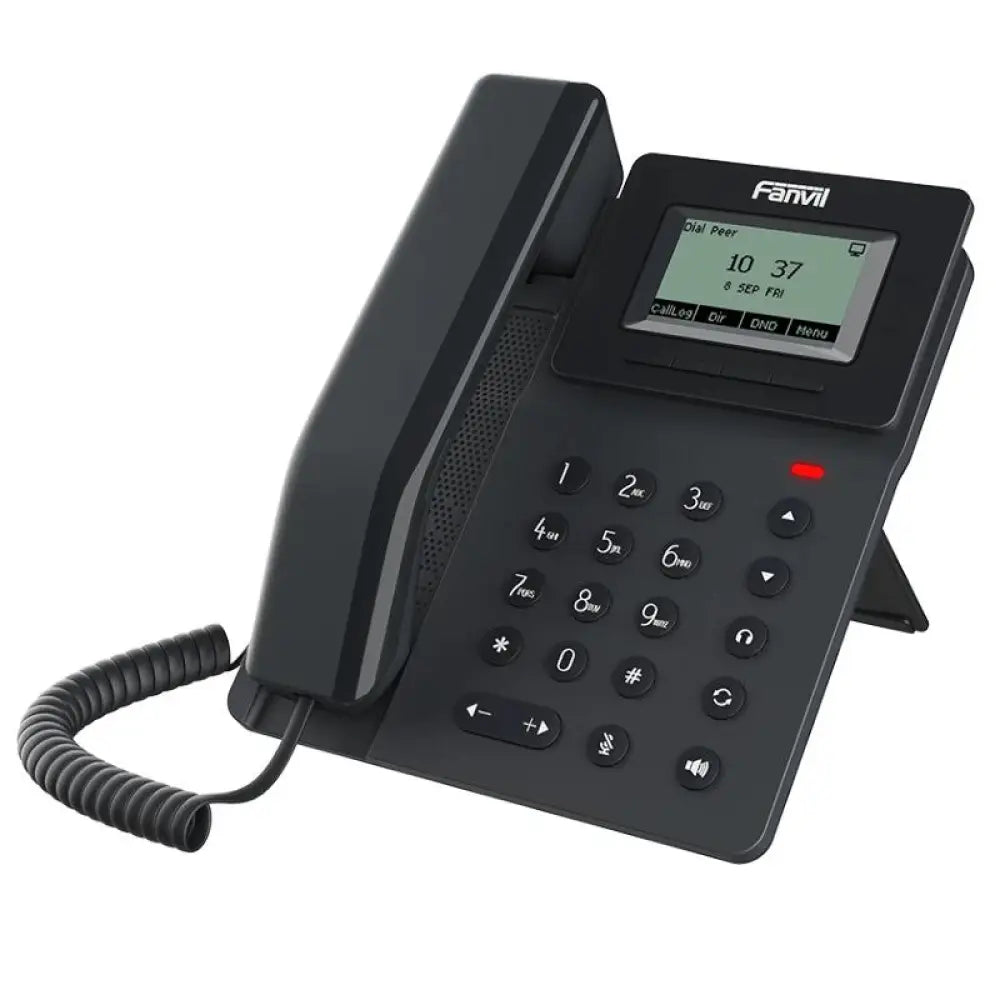 Fanvil V50P 2 líneas SIP Pantalla 2.3" PoE 2x10/10 - detalle