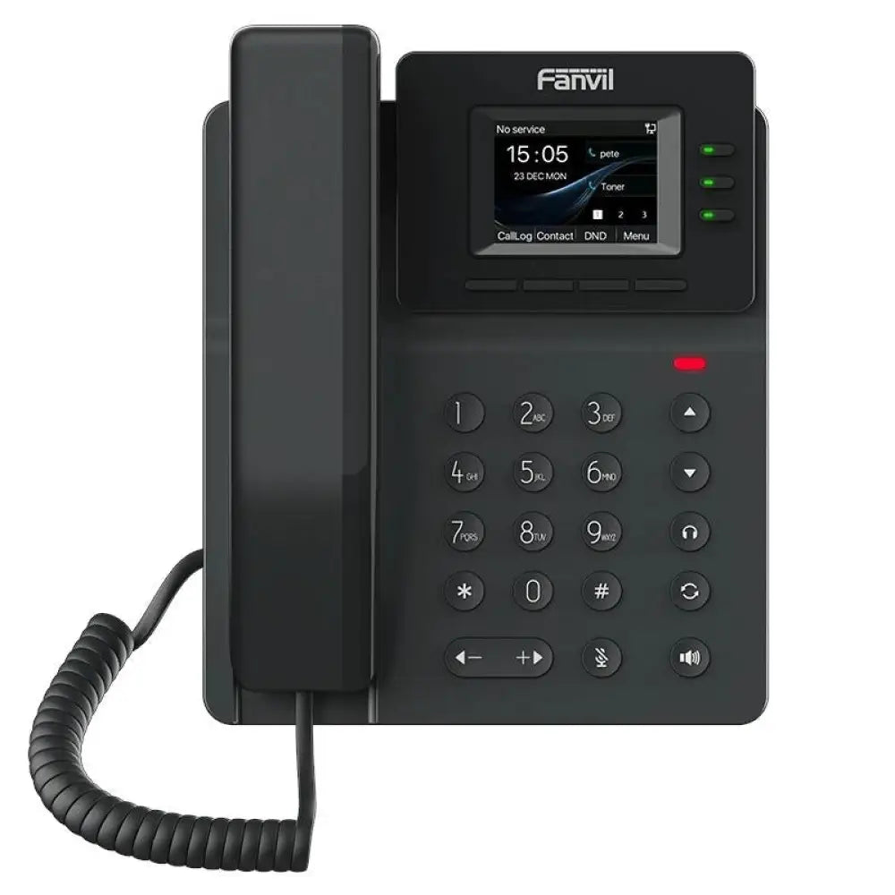 Fanvil V60G 4 líneas SIP 2.4"pantalla color PoE 2x
