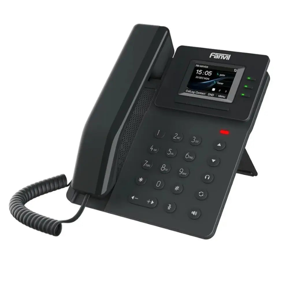 Fanvil V60G 4 líneas SIP 2.4"pantalla color PoE 2x - detalle