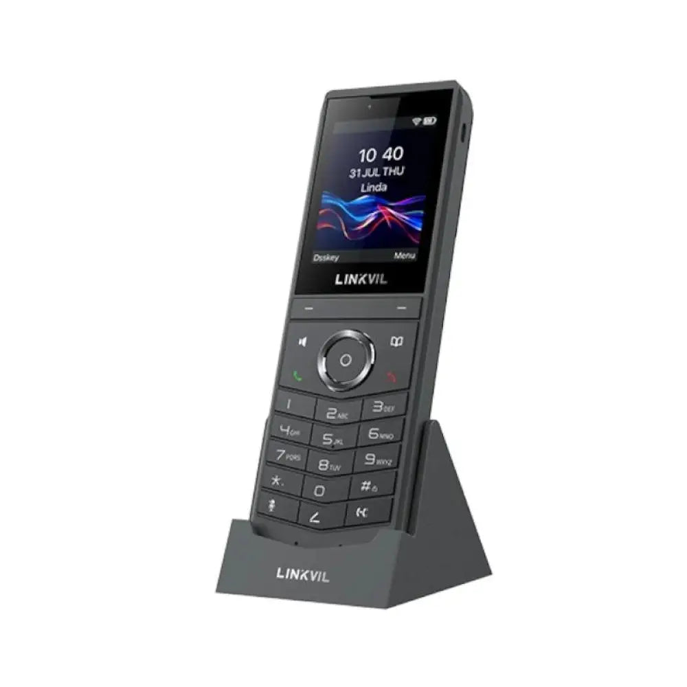 Teléfono IP Fanvil W620W portátil con WiFi 6 y pantalla a color de 2.4 pulgadas, ideal para comunicaciones PTT.