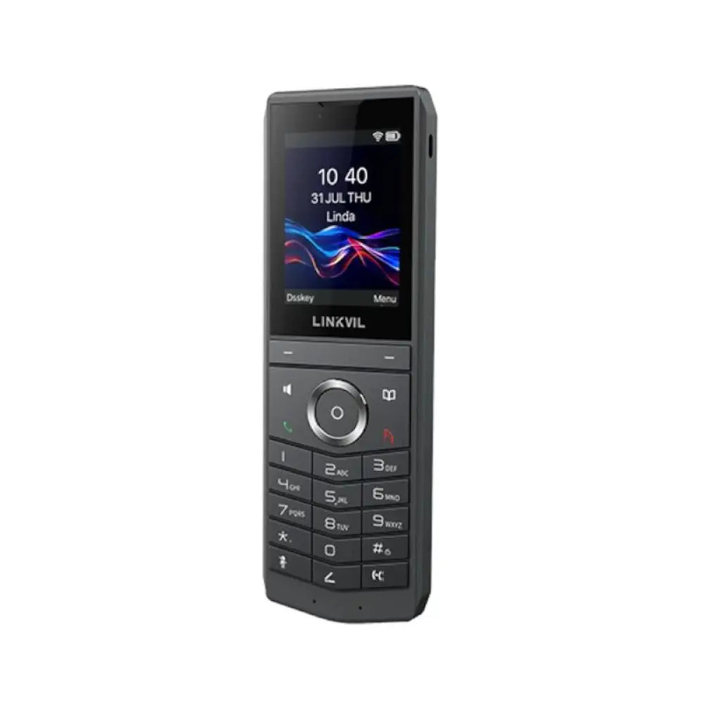 Teléfono IP Fanvil W620W portátil con WiFi 6, pantalla a color de 2.4 pulgadas y función PTT.