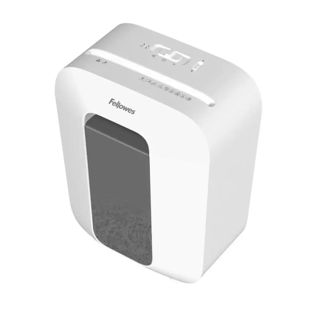 Fellowes Destructora LX50 Blanca - detalle