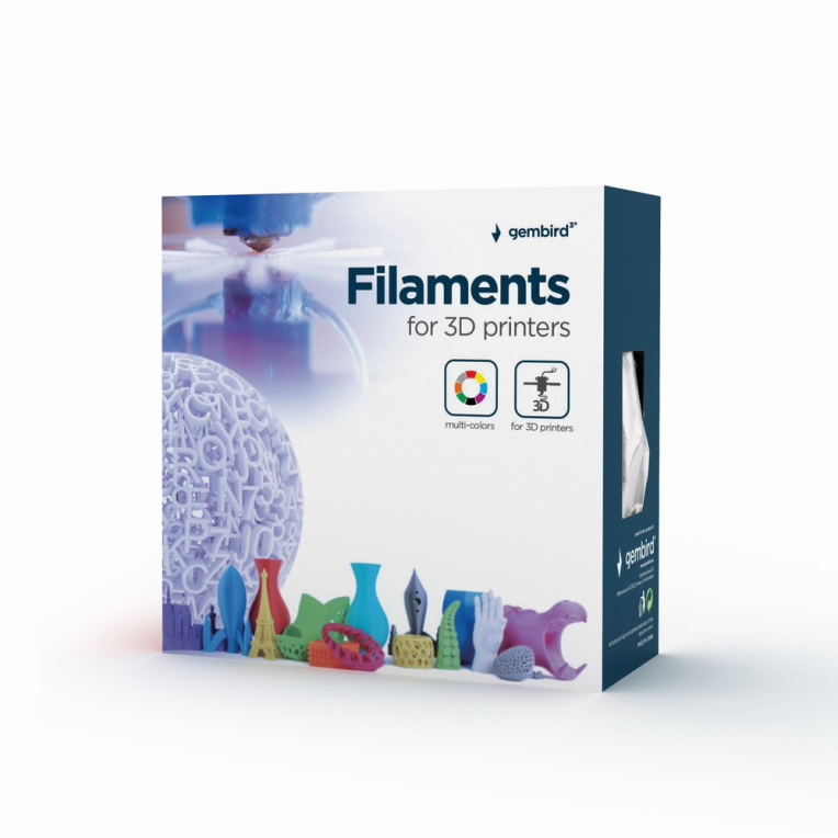 FILAMENTO ABS GEMBIRD VERDE, 1,75 MM, 1 KG - detalle