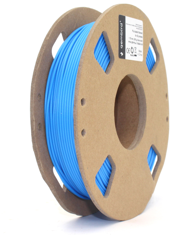 FILAMENTO GEMBIRD PLA 1,75mm 200g AZUL - detalle