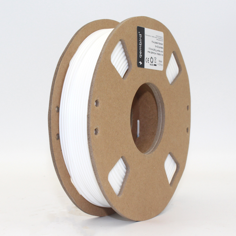 FILAMENTO GEMBIRD PLA 1,75mm 200g BLANCO - detalle