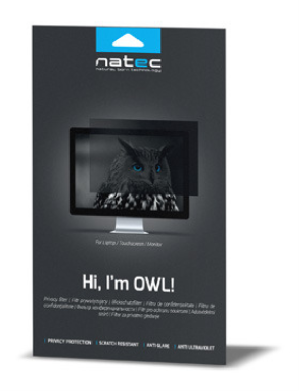 FILTRO DE PRIVACIDAD NATEC OWL 14" 16:9 - detalle
