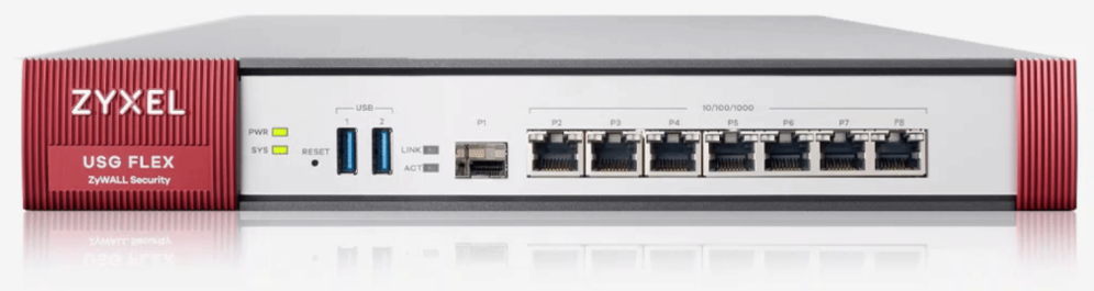 FIREWALL ZYXEL USGFLEX200 1800 MBIT/S 450 MBIT/S 100 GBIT/S