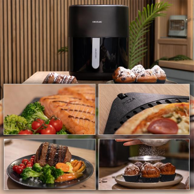 FREIDORA CECOTEC 100500 CECOFRY&GRILL DUOHEAT 65 - detalle