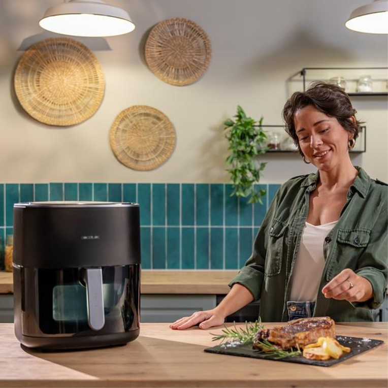 FREIDORA CECOTEC 100500 CECOFRY&GRILL DUOHEAT 65 - detalle