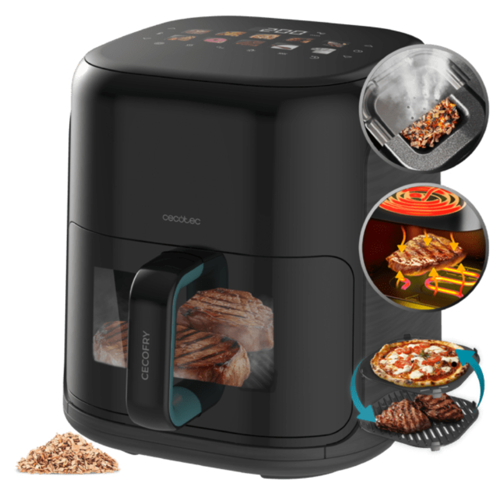 FREIDORA CECOTEC 102085 CECOFRY&GRILL SMOKIN - detalle