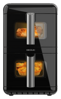 Cecotec Cecofry DuoLevel 12000 Window Doble 12 L Independiente 2900 W Freidora de aire caliente Negro