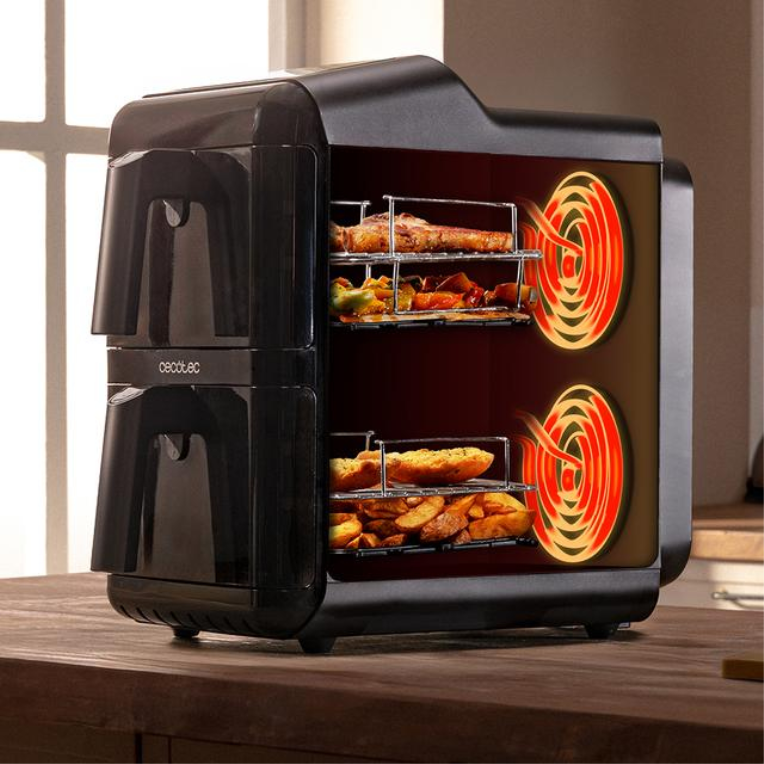 FREIDORA CECOTEC 109325 CECOFRY DUOLEVEL 12000 W - detalle