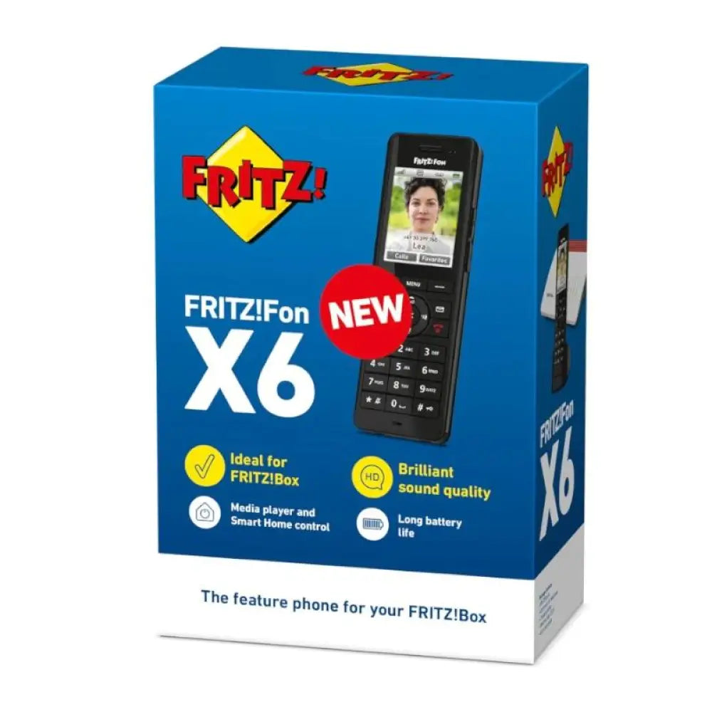 FRITZ! Fon X6 Teléfono inalamb.DECT Negro - detalle