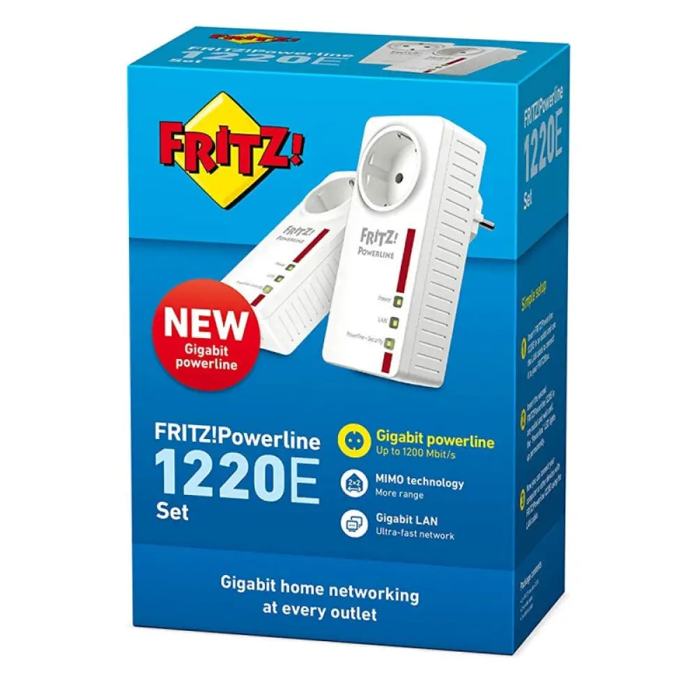 FRITZ! Powerline 1220E Powerline Kit - detalle