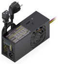 FUENTE ALIMENTACION AISENS TFX 500W CABLE ALIMENTACION OEM NEGRA