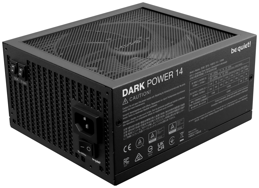 FUENTE ALIMENTACION BEQUIET DARK POWER 14 1200W EU ATX 80+ GOLD - detalle