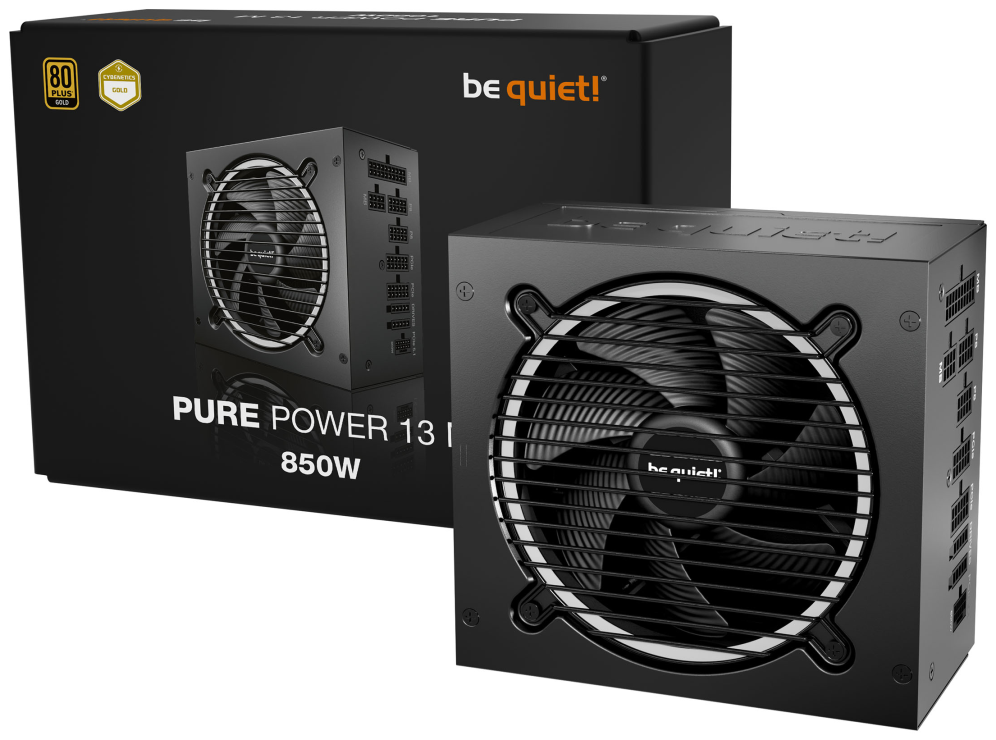 FUENTE ALIMENTACION BEQUIET PURE POWER 13M 850W ATX 80+ GOLD - detalle