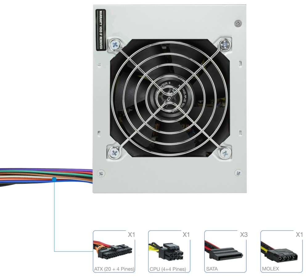 FUENTE ALIMENTACION EP-II SFX MATX TQEP-500S-SFX 500W - detalle