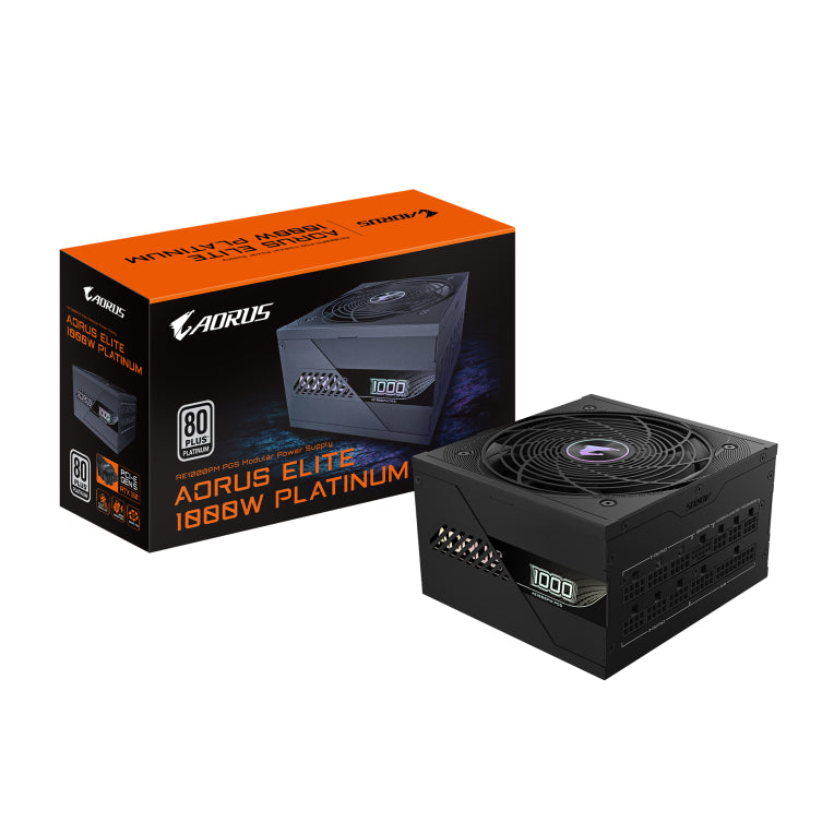 GIGABYTE AORUS ELITE P1000W unidad de fuente de alimentación 1000 W 20+4 pin ATX ATX Negro